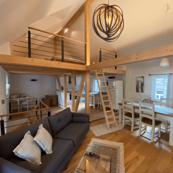 Ferienhaus Wohnzimmer-Küche